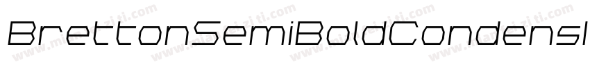 BrettonSemiBoldCondensItal-qGYq字体转换