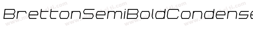 BrettonSemiBoldCondensed-A3mg字体转换
