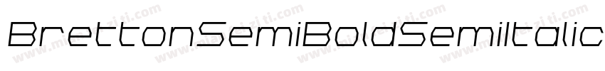 BrettonSemiBoldSemiItalic-z6RL字体转换