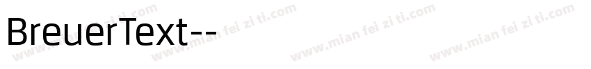BreuerText-字体转换
