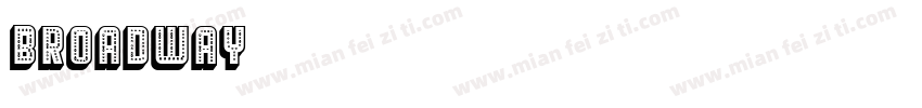 broadway字库字体转换