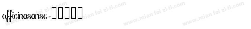 officinasansc字体转换