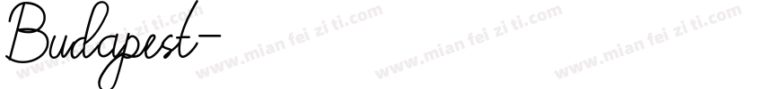Budapest字体转换