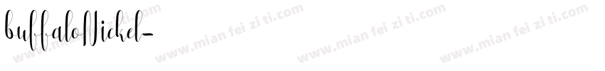 buffaloNickel字体转换