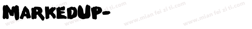 MarkedUp字体转换