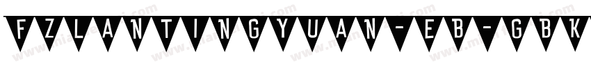 FZLanTingYuan-EB-GBK字体转换