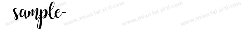 宋体sample字体转换