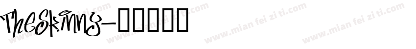TheSkinny字体转换
