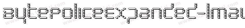 BytePoliceExpanded-lmay字体转换
