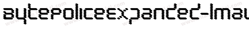 BytePoliceExpanded-lmay字体转换