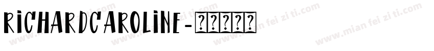 RichardCaroline字体转换