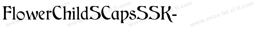 FlowerChildSCapsSSK字体转换