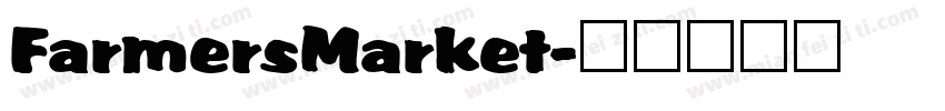 FarmersMarket字体转换