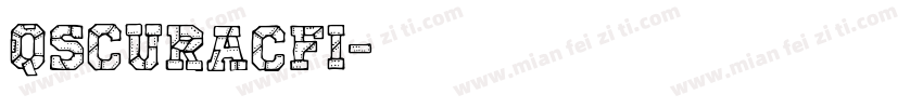 QSCuracfi字体转换