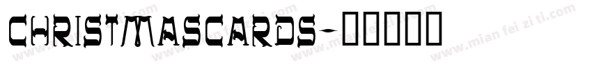 Christmascards字体转换