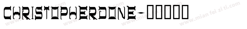 Christopherdone字体转换