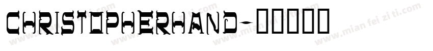 Christopherhand字体转换
