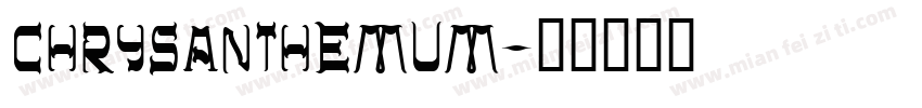 Chrysanthemum字体转换