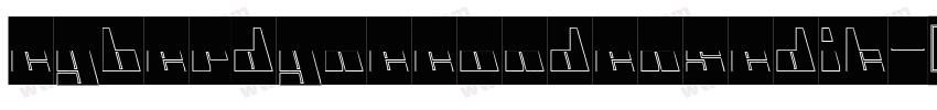 cyberdynecondensedit字体转换