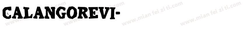 CalangoRevi字体转换