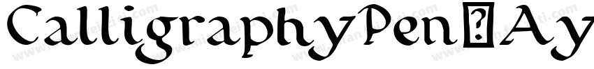 CalligraphyPen-AyP7字体转换
