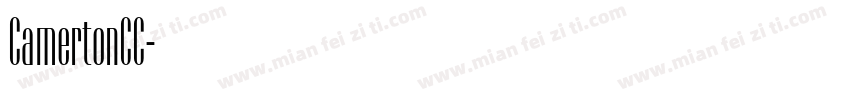 CamertonCC字体转换