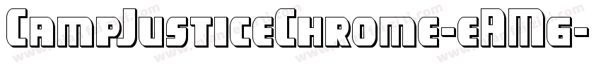 CampJusticeChrome-eAM6字体转换