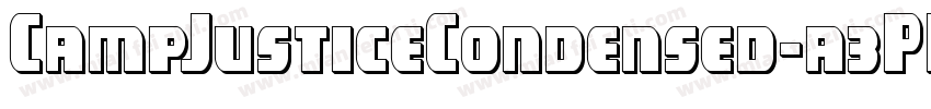 CampJusticeCondensed-a3PR字体转换