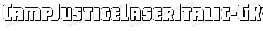 CampJusticeLaserItalic-GRvq字体转换
