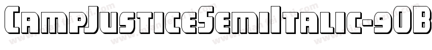 CampJusticeSemiItalic-9OBy字体转换