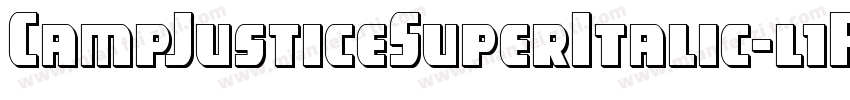 CampJusticeSuperItalic-l1P5字体转换