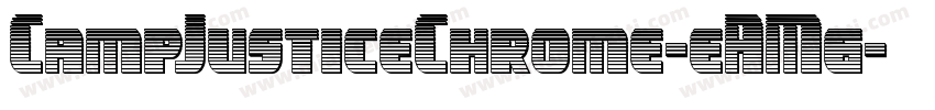 CampJusticeChrome-eAM6字体转换