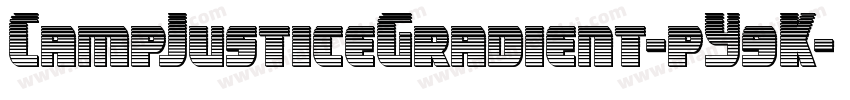 CampJusticeGradient-pY9K字体转换