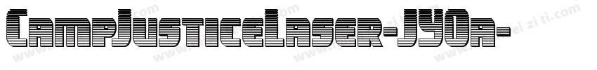 CampJusticeLaser-JYOa字体转换