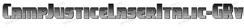 CampJusticeLaserItalic-GRvq字体转换