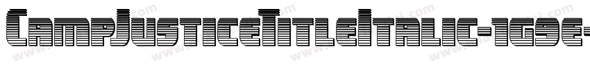 CampJusticeTitleItalic-1g9e字体转换