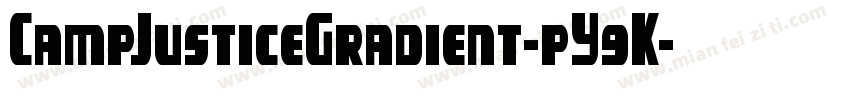 CampJusticeGradient-pY9K字体转换