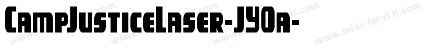 CampJusticeLaser-JYOa字体转换