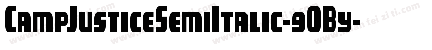 CampJusticeSemiItalic-9OBy字体转换