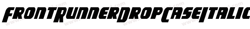 FrontRunnerDropCaseItalic-MgvP字体转换