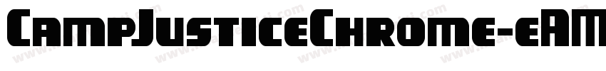 CampJusticeChrome-eAM6字体转换