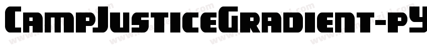 CampJusticeGradient-pY9K字体转换
