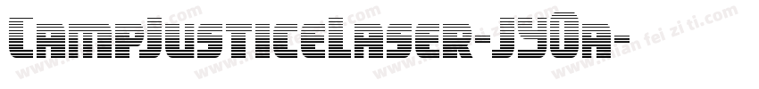 CampJusticeLaser-JYOa字体转换