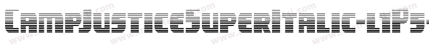 CampJusticeSuperItalic-l1P5字体转换