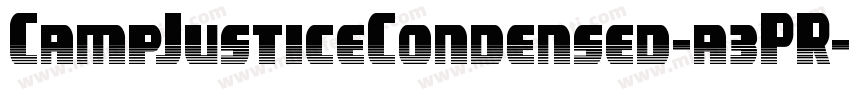 CampJusticeCondensed-a3PR字体转换