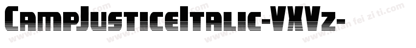 CampJusticeItalic-VXVz字体转换
