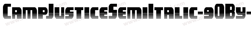 CampJusticeSemiItalic-9OBy字体转换