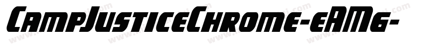 CampJusticeChrome-eAM6字体转换