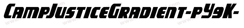 CampJusticeGradient-pY9K字体转换
