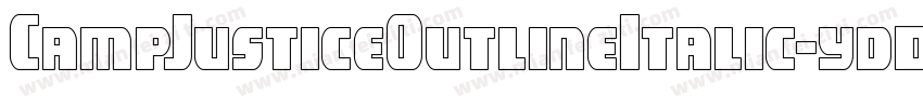 CampJusticeOutlineItalic-yd0m字体转换